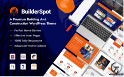 BuilderSpot - Building and Construction WordPress Theme