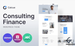 Calcue - Consulting Finance WordPress Theme