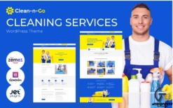 Clean-n-Go - WordPress Theme for Cleaning Services