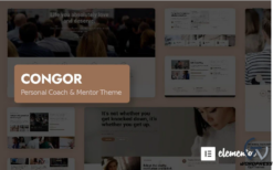 Congor - Personal Coach & Mentor WordPress Theme