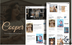 Cooper - Personal Blog WordPress Theme