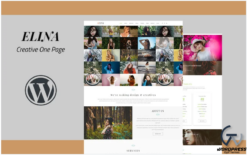 Elina - Creative One Page WordPress Theme