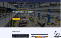 Fabricator - Industrial Company WordPress Elementor Theme