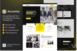 Accuntax – Accounting & Tax Consultancy Services Elementor Template Kit