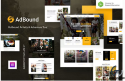 AdBound – Outbound Activity & Adventure Tour Elementor Template Kit