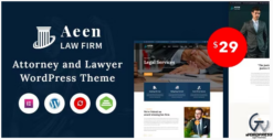 Aeen - Attorney and Lawyer WordPress Theme 1.8.5