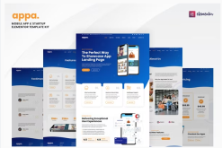 Appa - Mobile App & Startup Elementor Template Kit