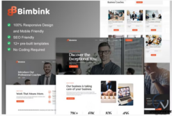 Bimbink - Business Coach & Consulting Elementor Template Kit