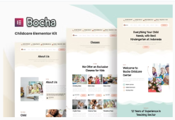 Bocha - Childcare Elementor Template Kit