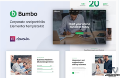 Bumbo - Business & Startup Portfolio Elementor Template Kit