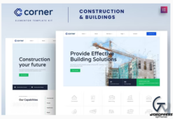Corner - Construction & Building Elementor Template Kit