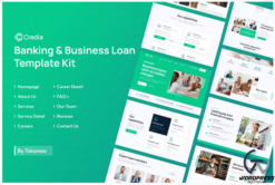 Credia | Banking & Business Loan Elementor Template Kit
