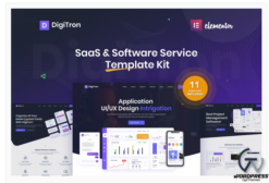 Digitron - Software & SaaS Elementor Template Kit