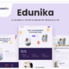 Edunika - Online Education Elementor Template Kit 2 13. 1