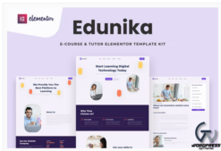 Edunika - Online Education Elementor Template Kit