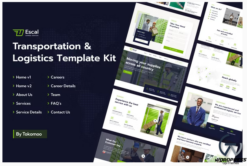 Escal | Transportation & Logistics Elementor Template Kit