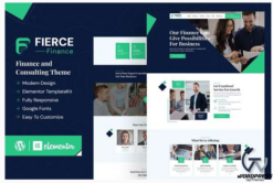 Fierce - Finance Elementor Template Kit