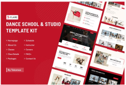 Flaire | Dance School & Studio Elementor Template Kit