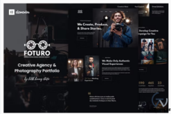 Foturo - Photography Portfolio & Creative Agency Elementor Template Kit
