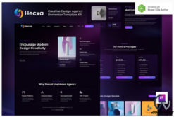 Hecxa – Creative Design Agency Elementor Template Kit
