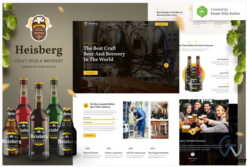 Heisberg - Craft Beer & Brewery Elementor Template Kit