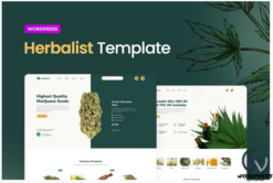 Herbalist – Medical Marijuana Store Elementor Template Kit