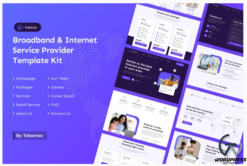 Inexus | Broadband & Internet Service Provider Elementor Template Kit