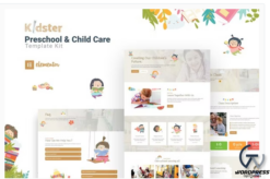 Kidster - Preschool & Childcare Elementor Template Kit