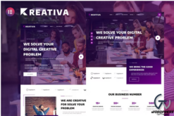 Krativa - Creative & Digital Agency Services Elementor Template Kit