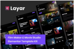 Layar - Film Maker & Movie Studio Elementor Template Kit