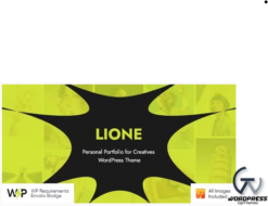 Lione - Personal Portfolio for Creatives WordPress Theme