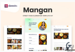 Mangan - Restaurant Elementor Template Kit