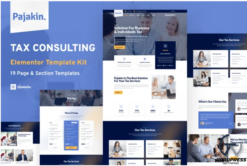 Pajakin - Tax Consultant & Financial Advisor Template Kit