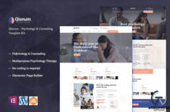 Qisnum - Psychology & Counseling Elementor Template Kit