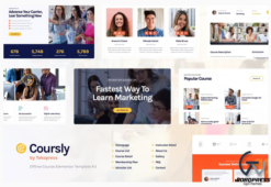 Coursly | Education & Offline Course Elementor Template Kit