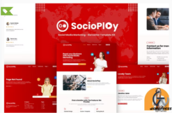 Socioplay - Social Media Marketing Elementor Template Kit