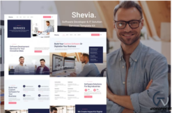 Shevia - Software Developer & IT Solutions Service Template Kit