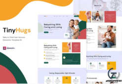 Tiny Hugs - Baby & Child Care Services Elementor Template Kit