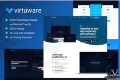 Virtuware - Saas & Digital Company Elementor Kit