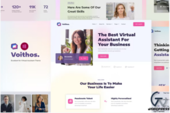 Voithos | Personal Virtual Assistant Elementor Template Kit