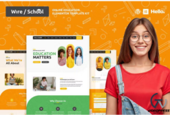 Wire School - Online Education Elementor Template Kit