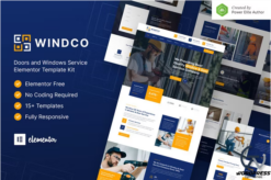 Windco – Doors & Windows Service Elementor Template Kit