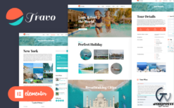 Travo - Travel & Tourism Elementor Wordpress Theme