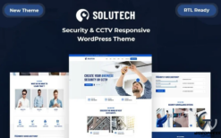 Solutech - Security & CCTV Responsive WordPress Theme