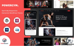 PowerGym - Multipurpose Gym Fitness & Bodybuilding WordPress Theme