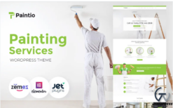 Paintio - Wallpapering & Painting Services WordPress Theme