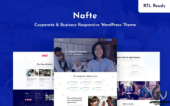 Nafte - Corporate Business WordPress Theme