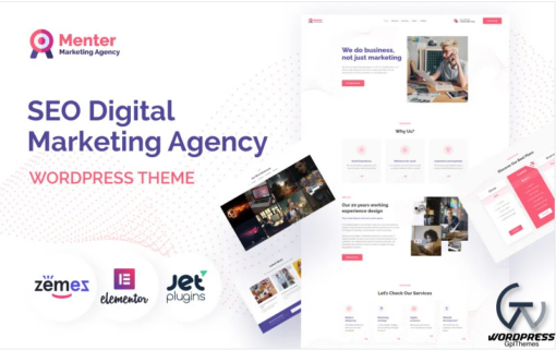 Menter - SEO Digital Marketing Agency WordPress Theme