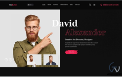 MeLive - Personal Portfolio WordPress Theme
