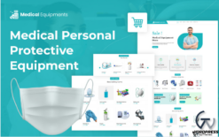Medical Protective Equipment eCommerce WordPress Theme 1.0.8